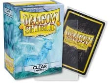 Image of Dragon Shield Matte Clear Card Sleeve BNIB (100 sleeves)