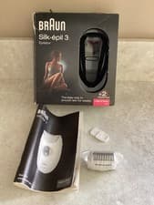 Image of Braun Silk Epil 3 Epilator 3270 Shaver Head New Sealed Hair Removal & Box Manual