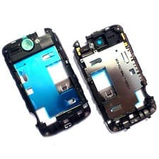 Image of HTC Wildfire G8 rear chassis+camera glass cover+flash lens White Genuine