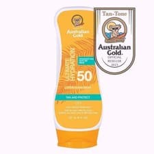 Image of Australian Gold Ultimate Hydration SPF 50 Lotion Sunscreen 237ml.