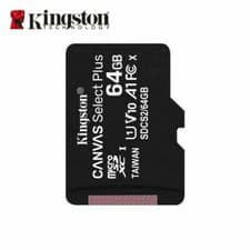 Image of Kingston MicroSDXC 64GB Class 10 Memory Card with Adapter (SDCS2/64GB)