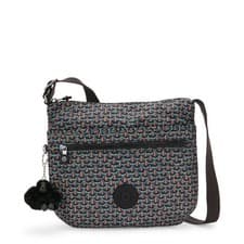 Image of Kipling Medium Crossbody Bag ARTO Shoulder Bag GEO FEATHER Print FW2025 RRP £78