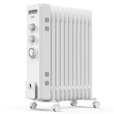 Image of VonHaus Oil Filled Radiator 11 Fin, Oil Heater Portable Electric Free Standing