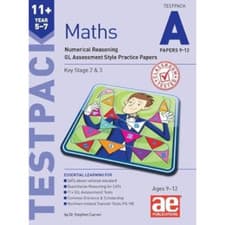Image of 11+ Maths Year 5-7 Testpack a Papers 9-12: Numerical Reasoning GL Assessment Sty