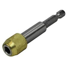 Image of Faithfull Magnetic Stainless Steel Quick-Release Bit Holder FAISBMBHUNIV