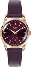 Image of Henry London Womens Quartz Analogue Purple Dial Hampstead HL30-US-0076