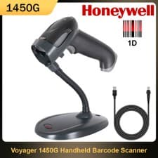 Image of Honeywell Voyager 1450G Wired Handheld USB Barcode Scanner 1D Bar Code Reader