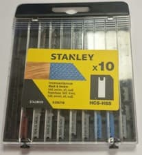 Image of Stanley 10Pc Mixed Jigsaw Blades U - STA28020-XJ