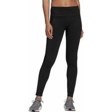 Image of adidas AeroKnit Womens Running Tights Black 7/8 Cropped Training Run Seamless
