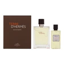 Image of Hermes Terre D'Hermes Eau de Toilette 100ml Spray + 80ml S/G Set New Sealed