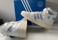 Image of Adidas Forum 84 Hi UNC White Light Blue UK 10/ US 10.5/EU 46