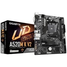 Image of GIGABYTE A520M K V2 AMD A520 AM4 DDR4 Micro ATX Motherboard