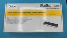 Image of StarTech Triple 4K Monitor, USB-C Docking Station Dual DP + HDMI DK30CH2DEPUE