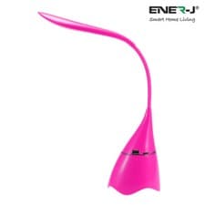 Image of LED Table Lamp with Bluetooth Speaker - Pink