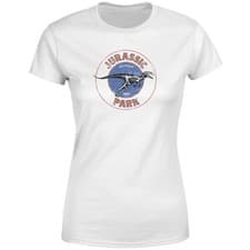 Image of Jurassic Park Jurassic Target Women's T-Shirt | Official Licensed | White