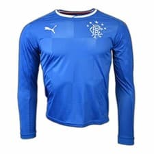 Image of Rangers Home Replica Shirt L/S Kids 2016-2017