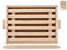 Image of Cutting board for bread in wood, size 38.5x25x2.2 Brown Home