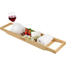 Image of HOMIU BATHTUB RACK - NATURAL