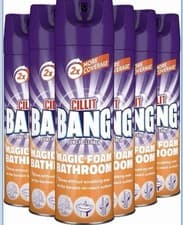 Image of Cillit Bang Magic Foam Bathroom Cleaner Powerful Active Formula Brilliant Shine