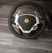 Image of thrustmaster Ferrari f430 steering wheel for pc and PS3.