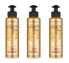 Image of 3 L'OREAL ELNETT Satin Creme De Mousse Volume 200ml Strong Hold Style hair new x
