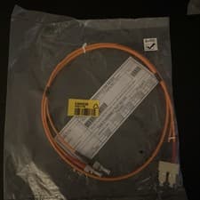 Image of Duplex 50/125 ST-SC OM3 Orange Fibre Cable 1m