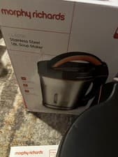 Image of Morphy Richards Classic Soup Maker 48822 Stainless Steel, 1.6L, ( used for test)