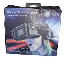 Image of Goji Universal VR Virtual Reality Headset With Detachable Stereo Headphones.New.