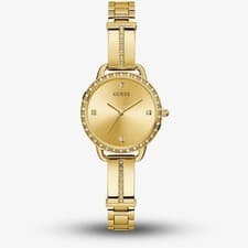 Image of Guess Ladies Bellini Gold Tone Crystal Watch GW0022L2
