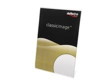 Image of Deflecto Slanted Sign Holder A5 Portrait Clear 47501