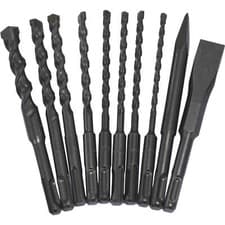 Image of Sirius 10 Piece SDS Plus Drill Bit and Chisel Set