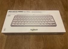 Image of Logitech MX Keys Mini for Mac Wireless Keyboard - Pale Grey Brand New Sealed