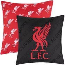 Image of Liverpool F.C. Unisex 2 Pack Cushion Covers Home Décor Football Fans Novelty