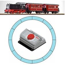 Image of PIKO DB V20 Diesel Passenger Starter Set III (Analogue-Sound) G Gauge 37126