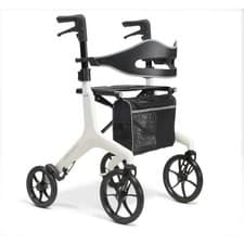 Image of Aerowalk Rollator Ultra Lightweight 4.6kg Folding Carbon Fibre Walker White