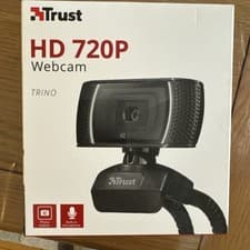 Image of Trust Trino HD 720P PC Webcam with Built in Microphone Video Calling Web Camera