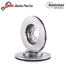 Image of AutoStar Germany BRAKE DISC AUDI A3 CADDY III IV 1K0615301K