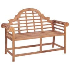 Image of Garden Bench 127X58.5X92.5 Cm Solid Wood Teak