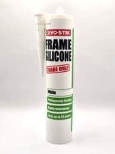Image of Evo-Stik Trade Only Frame Silicone Sealant - 280ml Tube in White