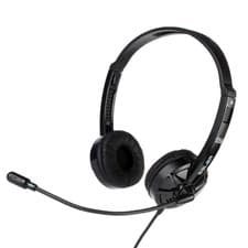 Image of Salar H58 USB Office Headset with Mic Volume Control PC Laptop Black New