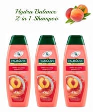 Image of {Pack of 3} Palmolive Naturals Hydra Balance 2-in-1 Shampoo with Peach 350ml