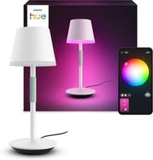 Image of Philips Hue Go Smart Portable Table Lamp [Downlight - White] Rechargeable Lamp