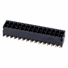 Image of Phoenix 1859767 DMCV 0,5/14-G1-2,54 THR 2-Row PCB Header 6A 2x14 Way 2.54mm (5)