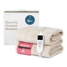 Image of LIVIVO Heated Electric Over Blanket San Fleece Throw 160x130cm