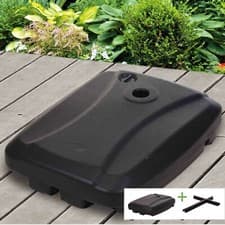 Image of Large Weighted Water Filled 60L Garden Patio Parasol Base Umbrella Canopy Stand