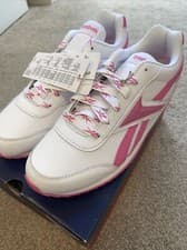 Image of Reebok Royal CLJOG 2 Pink/White Running Shoes Trainers size 5 Girls Classics