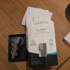 Image of Audio Technica AT-VM95C/H MM Phono Cartridge w/ Headshell - Moving Magnet Cart