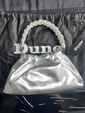 Image of NEW Dune London, Silver Embellished Diamond Hand bag Clutch, RRP £99
