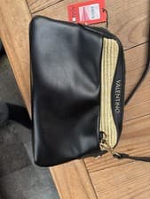 Image of Mario Valentino Sunday Nero/Natural Handbag Brand New with Tags