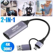 Image of 1080P HD Audio Video Capture Card 4K HDMI to USB C USB 3.0 Video Capture Device`